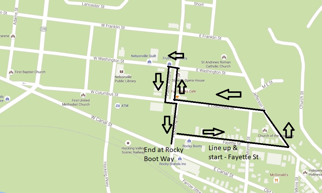 parade route map